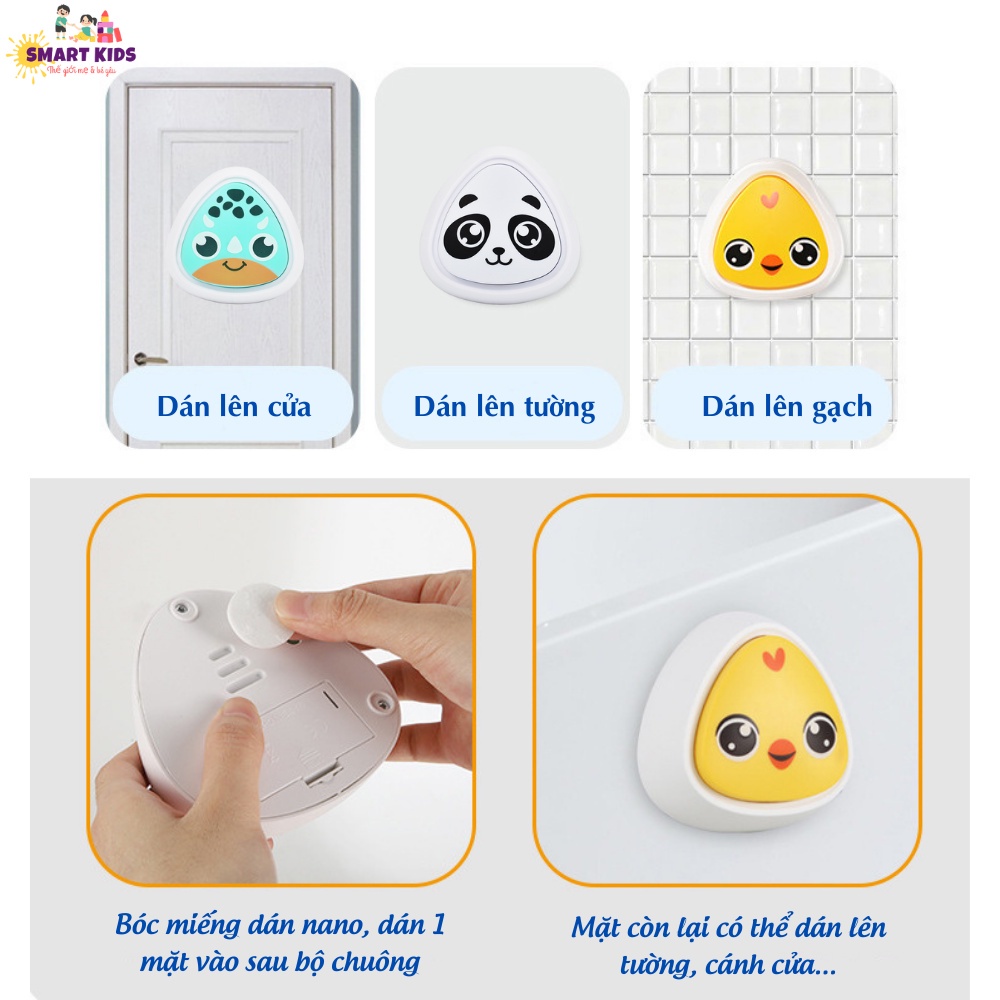 [TẶNG PIN +DECAL] Bộ chạm nhảy tăng chiều cao ĐẾM TIẾNG VIỆT, bộ đồ chơi máy chuông bấm đập nhảy thử thách cho bé