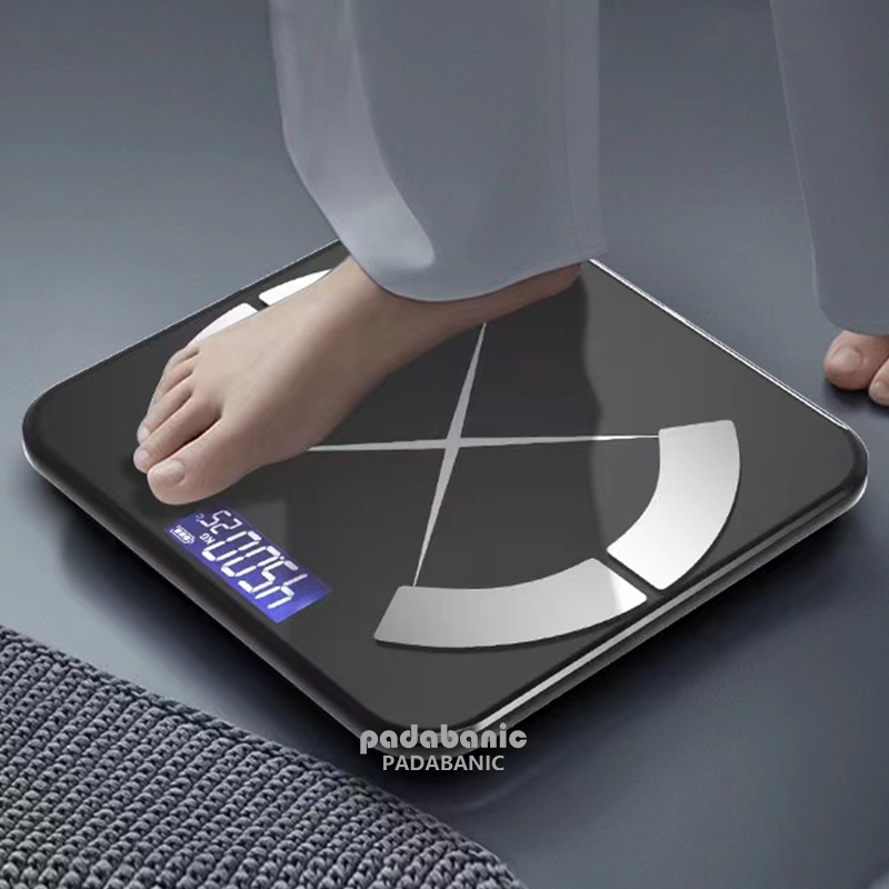 Ảnh Cân Điện Tử Padabanic 207 Cân Sức Khỏe Kết Nối Bluetooth Phân Tích Chỉ Số Cơ Thể Tặng Kèm Thước Dây Max 180kg 3