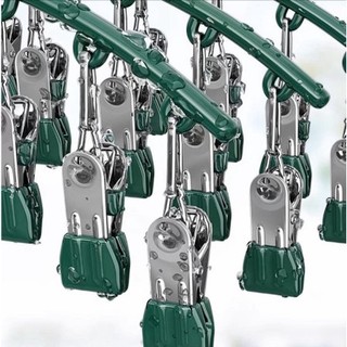 Móc treo đồ lót, móc kẹp treo quần áo 10 kẹp phơi đồ đa năng, gấp gọn,tiện dụng