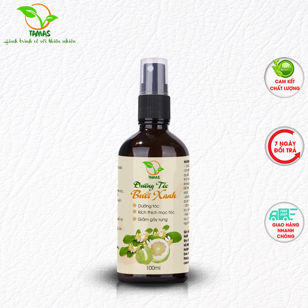 Ảnh Xịt dưỡng tóc từ hoa bưởi và tinh dầu vỏ Bưởi chai 50ml-100ml 2