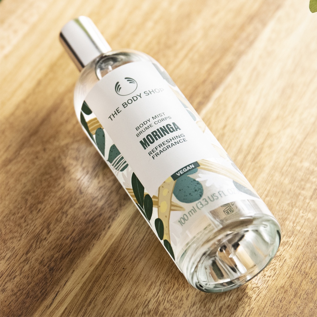Ảnh Xịt Thơm Toàn Thân Hương Hoa Chùm Ngây Body Mist Moringa 100ML The Body Shop 1