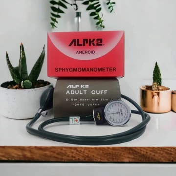 Máy đo huyết áp cơ ALPK2 500V + Ống nghe FT_801 - Công Nghệ Nhật Bản - máy đo nhịp tim tại nhà