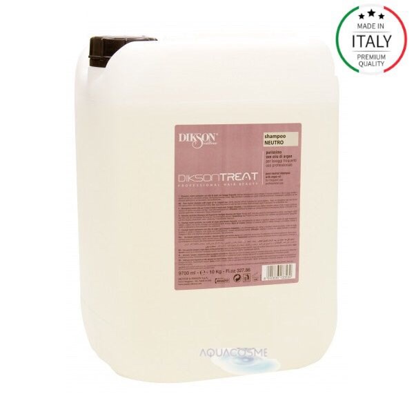 DẦU GỘI CAN 10L DIKSON NEUTRO CHỐNG LÃO HOÁ (TRẮNG) DÙNG SAU HOÁ CHẤT TẠI SALON