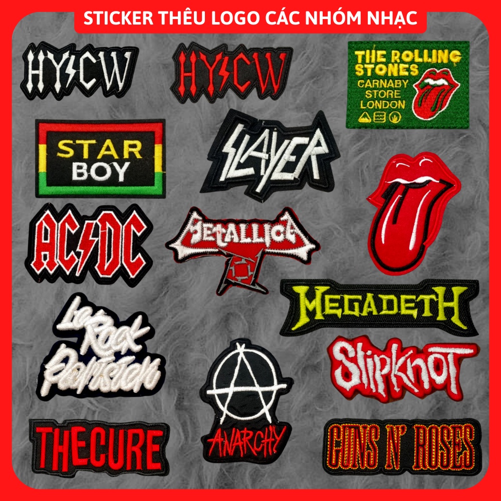 Sticker ủi quần áo - CÓ SẴN KEO -Iron Patch, Miếng Ủi Thêu Quần Áo ...