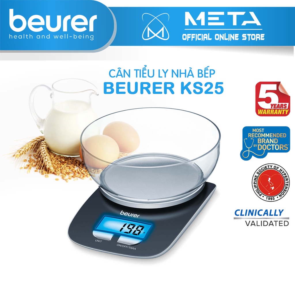  Beurer KS25 Digital Kitchen Scale