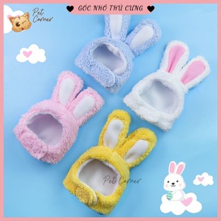 Mũ tai thỏ xinh xắn cho thú cưng, nón cho chó mèo