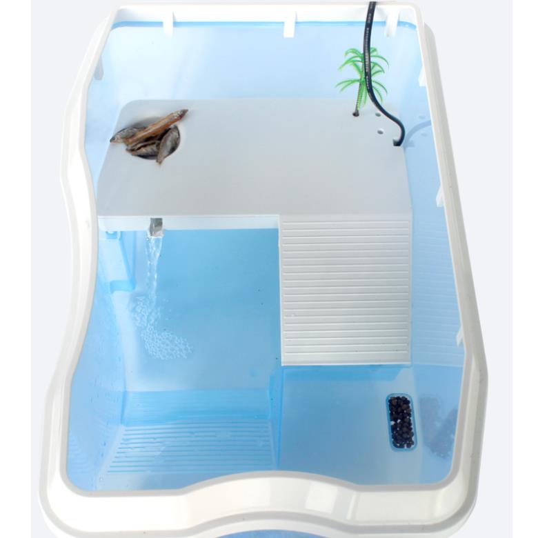 [Pet Mart] Máng leo cho rùa（có máy lọc nước） - Khung phụ kiện trang trí ...