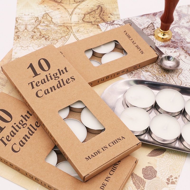 Nến Tealight trang trí tiệc, nến đốt đèn xông tinh dầu hộp 50 viên - KEMSHOP K341