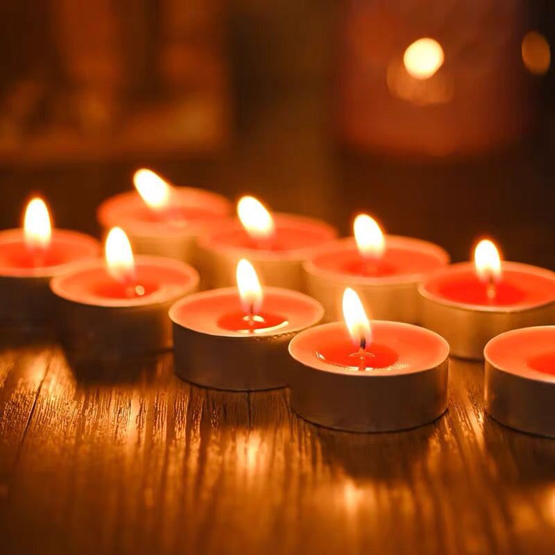 Nến Tealight trang trí tiệc, nến đốt đèn xông tinh dầu hộp 50 viên - KEMSHOP K341