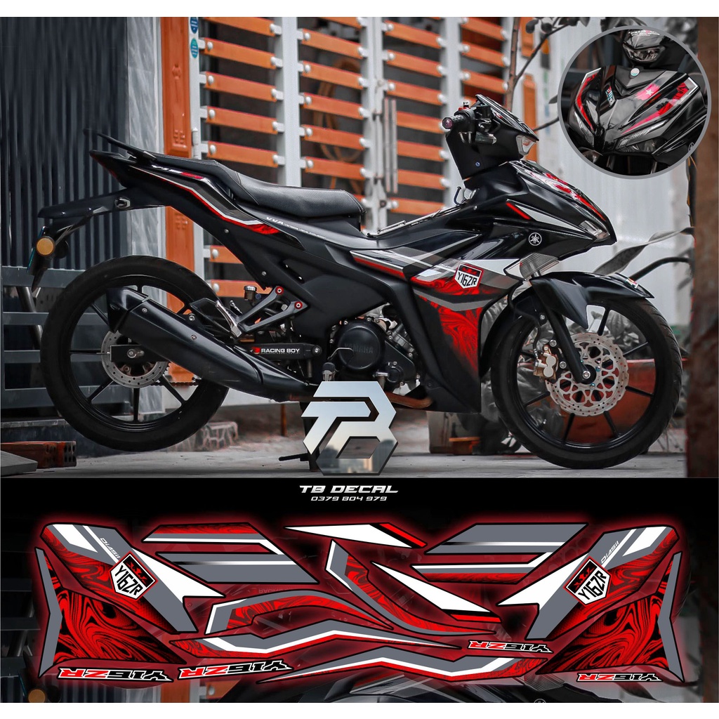 Tem exciter 155 Y16ZR Đen đủ màu lựa chọn Shopee Việt Nam