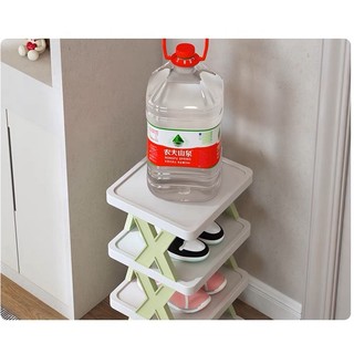 Kệ Để Giày Dép Chữ X Đa Năng Dễ Tháo Lắp 5 Tầng, Kệ Trang Trí Decor Hiện Đại Chất Liệu Nhựa PVC Cao Cấp 88366
