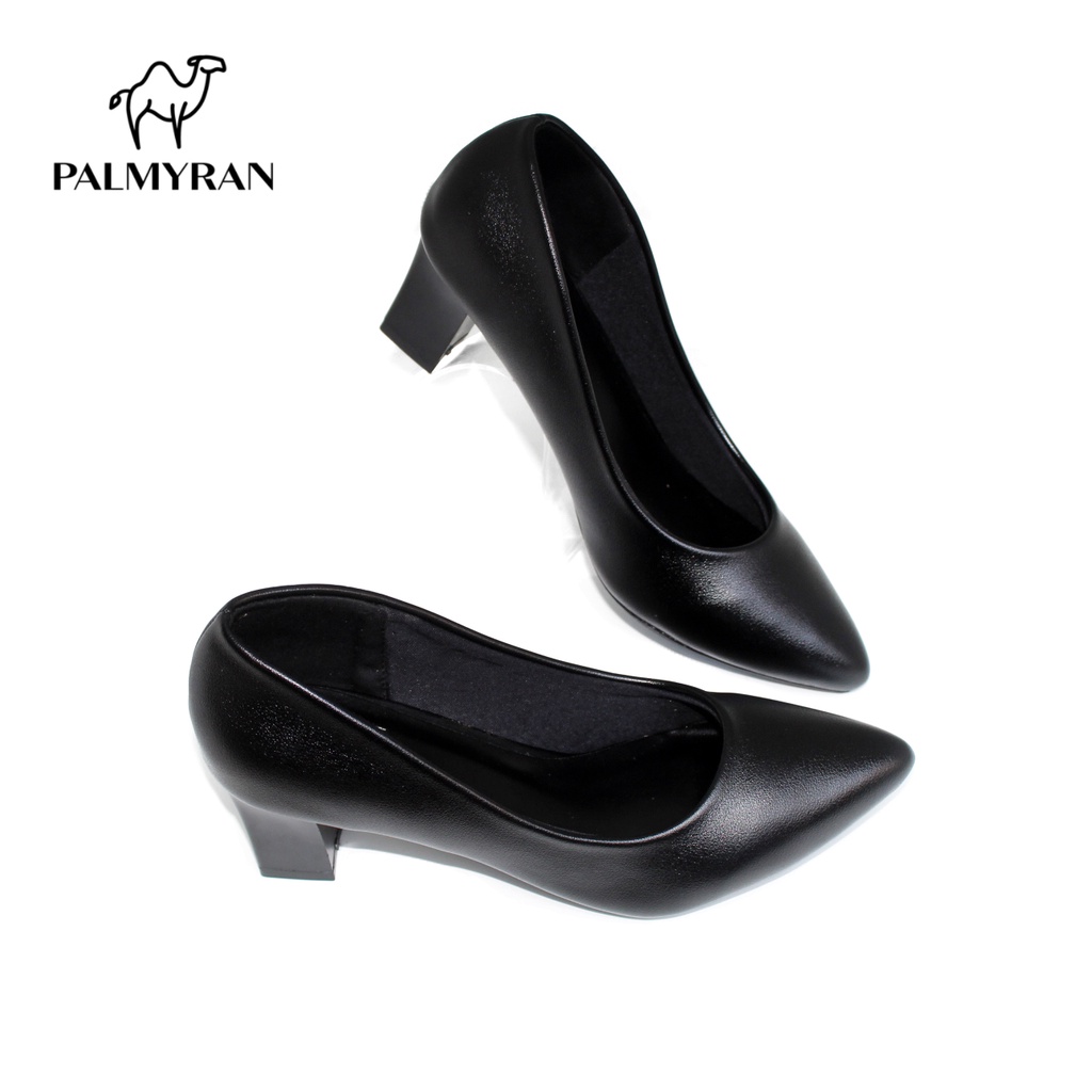 Giày nữ cao gót 5cm da sịn thật palmyran CG29