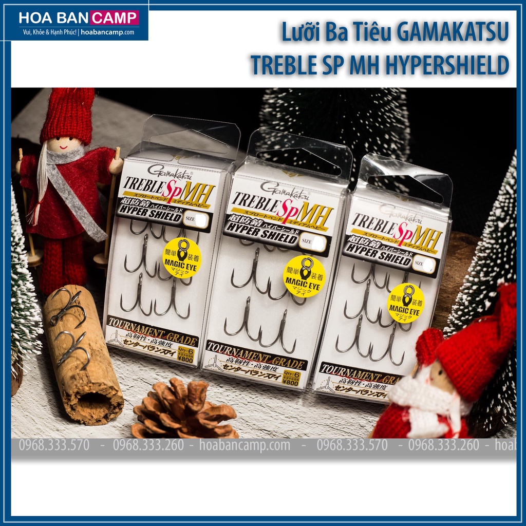 Gamakatsu Treble SP MH Hypershield Hooks | 6 | FishUSA