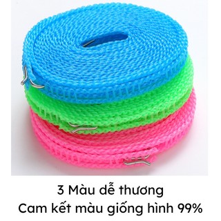 Dây phơi quần áo chống dồn đồ dây phơi đồ đa năng thông minh 5 mét