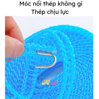 Dây phơi quần áo chống dồn đồ dây phơi đồ đa năng thông minh 5 mét