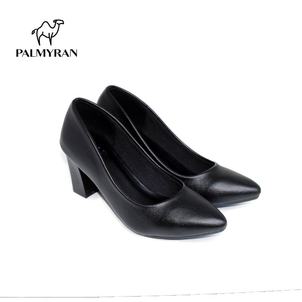 Giày nữ cao gót 7cm da sịn thật palmyran CG30