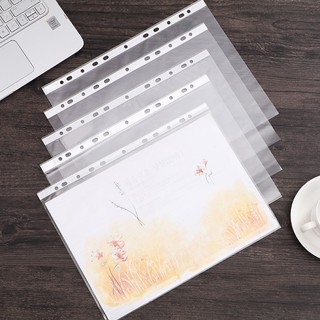 Set 100 Cái - Bìa Lỗ Nilon A4 - File lá 11 lỗ - Bìa Lá | Shopee Việt Nam
