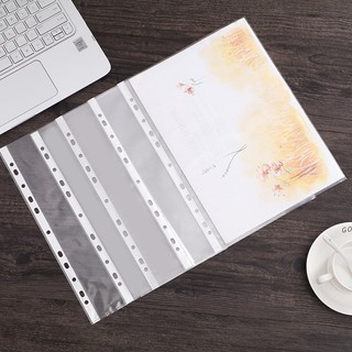 Set 100 Cái - Bìa Lỗ Nilon A4 - File lá 11 lỗ - Bìa Lá | Shopee Việt Nam
