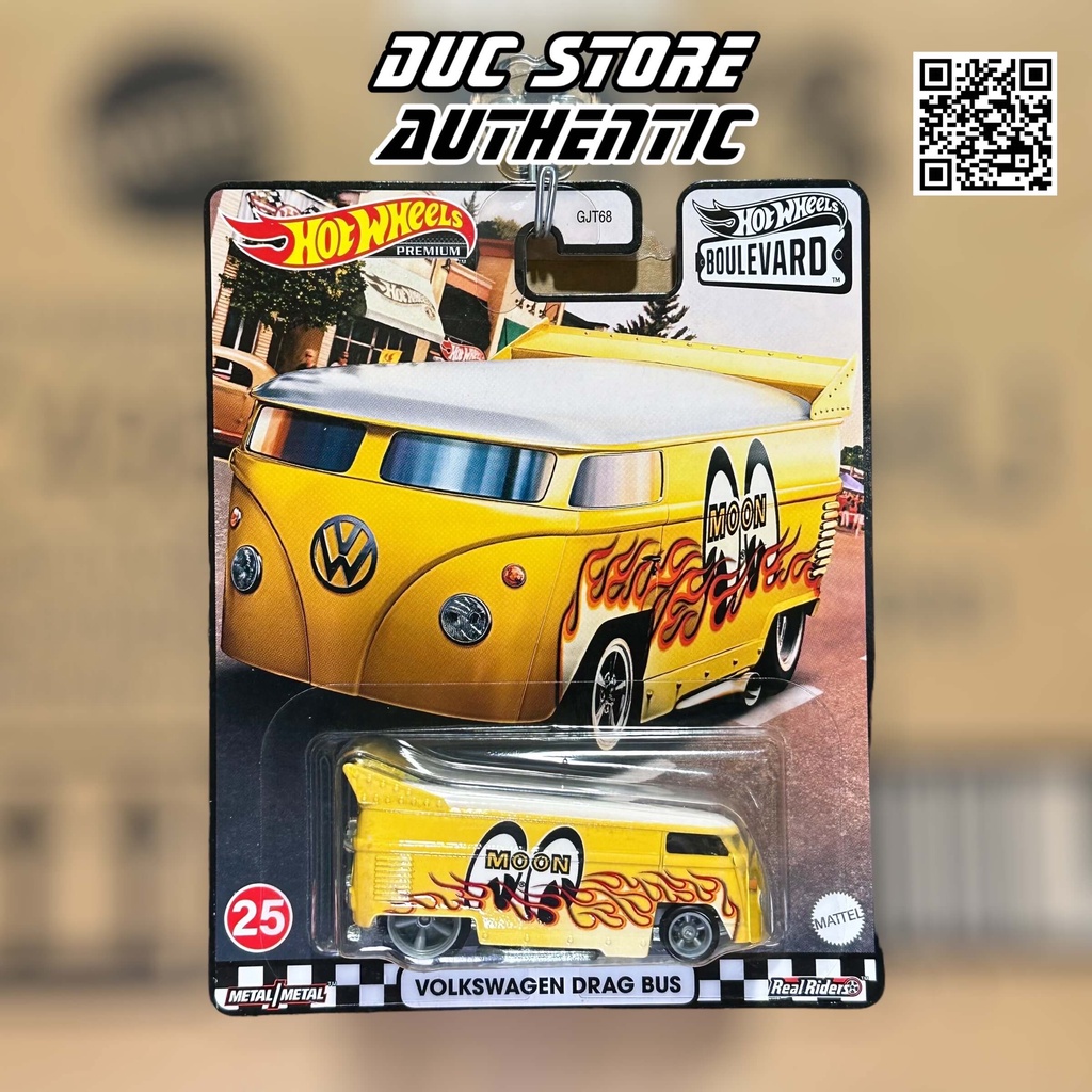 Ducstorevn Xe Mô Hình Grl93 Hot Wheels Boulevard Volkswagen Drag Bus Yellow Shopee Việt Nam 2507