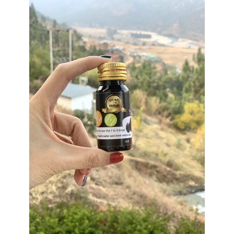 Nước uống Shilajit Bhutan tăng cường sức khỏe