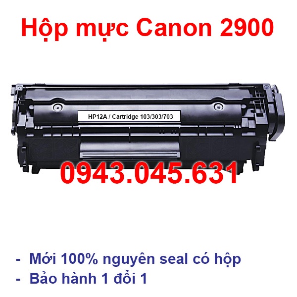Hộp mực máy in Canon 2900 (Có VAT) dùng cho máy in Canon LBP 2900, 3000