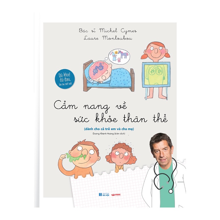 Ảnh Sách - Dù khỏe dù đau, làu làu biết tuốt - Cẩm nang về sức khỏe toàn diện-  Crabit Kidbooks - Dành cho trẻ nhỏ và cha mẹ 2