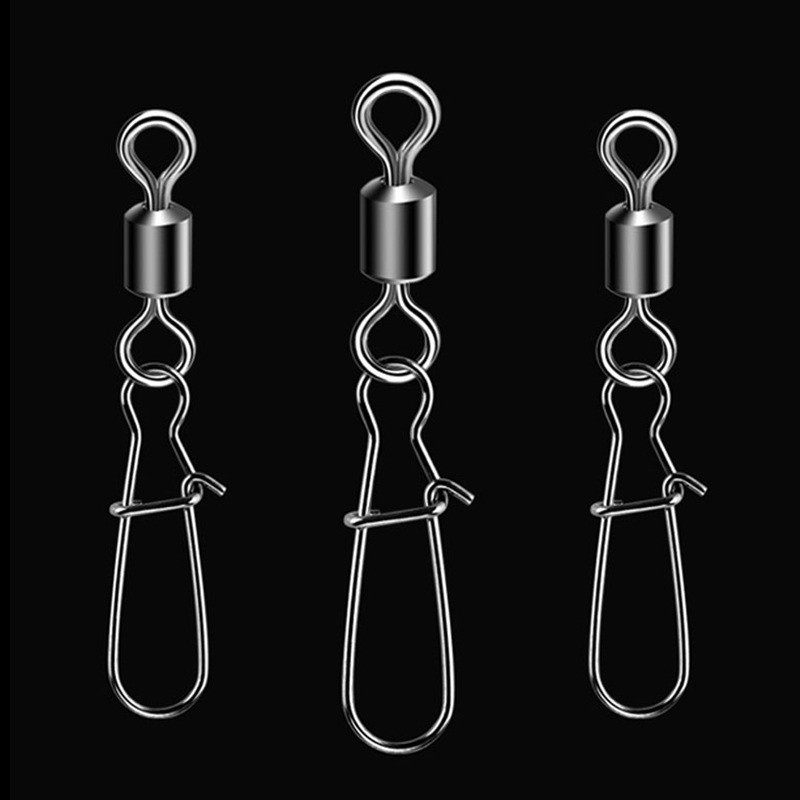 Khóa lure, khóa link 2,8cm chữ U chống xoắn - Thắng Fishing