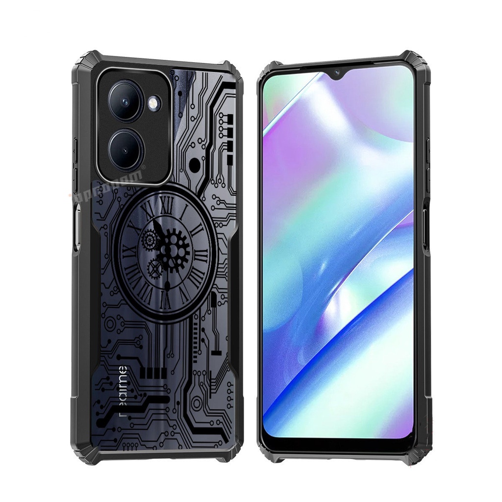 Vỏ mặt số cơ Realme 14X 14 13 12 10 Pro Plus + 5G 9i 9 P1 Tốc độ 4G 5G Vỏ chống sốc trong suốt Túi khí Vỏ mặt số kiểu kim loại