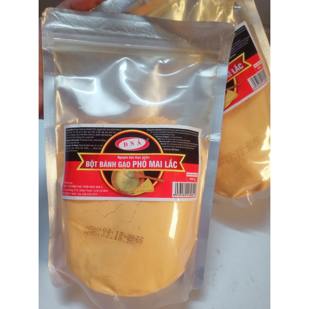 1Kg Bột Phô Mai Lắc ĐNÁ màu Vàng cam đậm_ Vị béo
