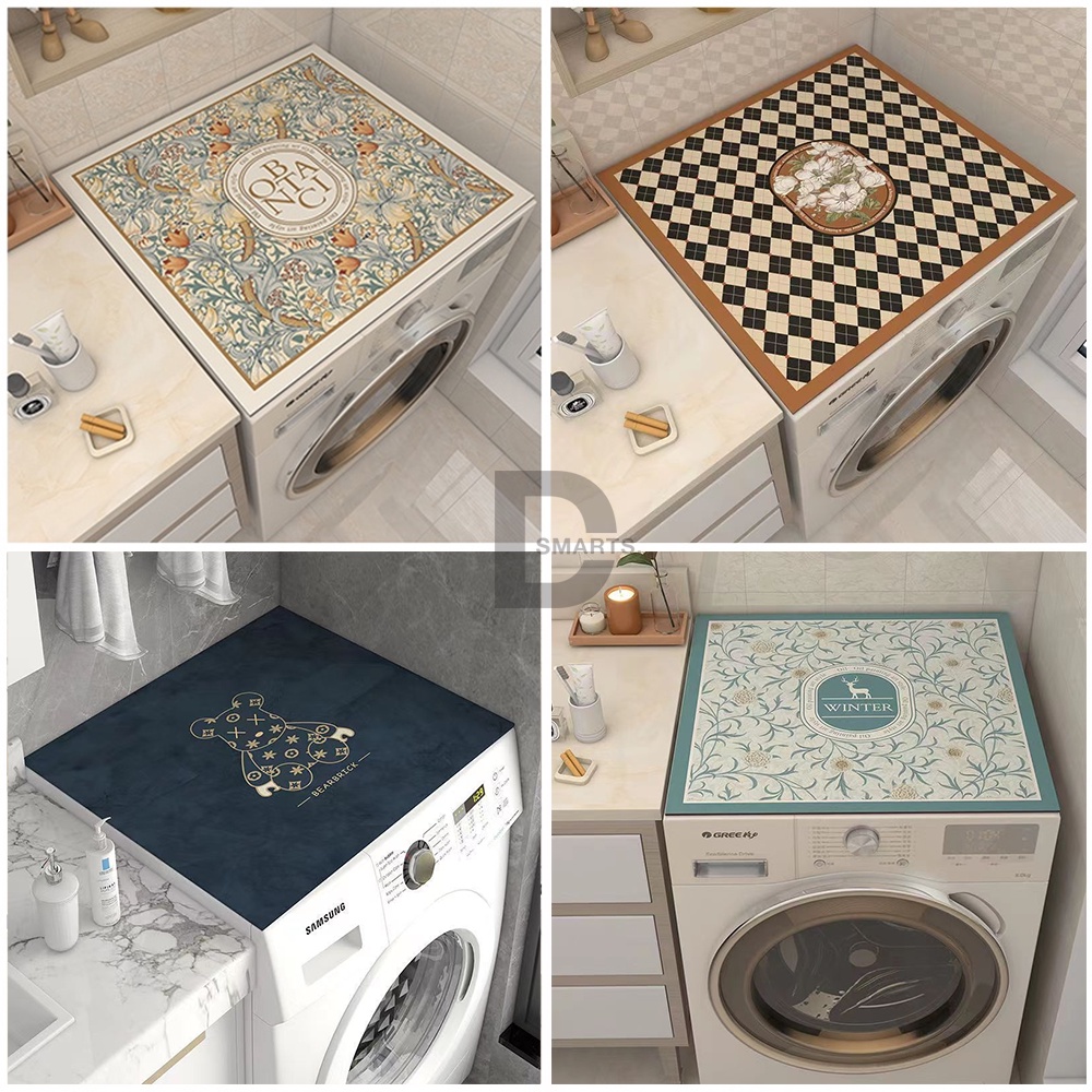 Vỏ bọc máy giặt, tủ lạnh, lò vi sóng chống bụi bẩn dầu mỡ, chất liệu Da Nappa + Cao su chống trượt