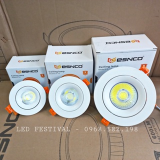 n LED m Tr n Spotlight COB 6W 10W 15W xoay g c 45 h ng