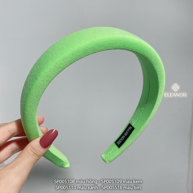 Mô tả Băng đô cài tóc nữ Eleanor Accessories thiết kế trơn màu sắc đơn giản phụ kiện tóc bờm tóc 5108 - 4