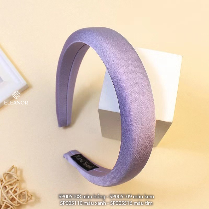 Mô tả Băng đô cài tóc nữ Eleanor Accessories thiết kế trơn màu sắc đơn giản phụ kiện tóc bờm tóc 5108 - 3