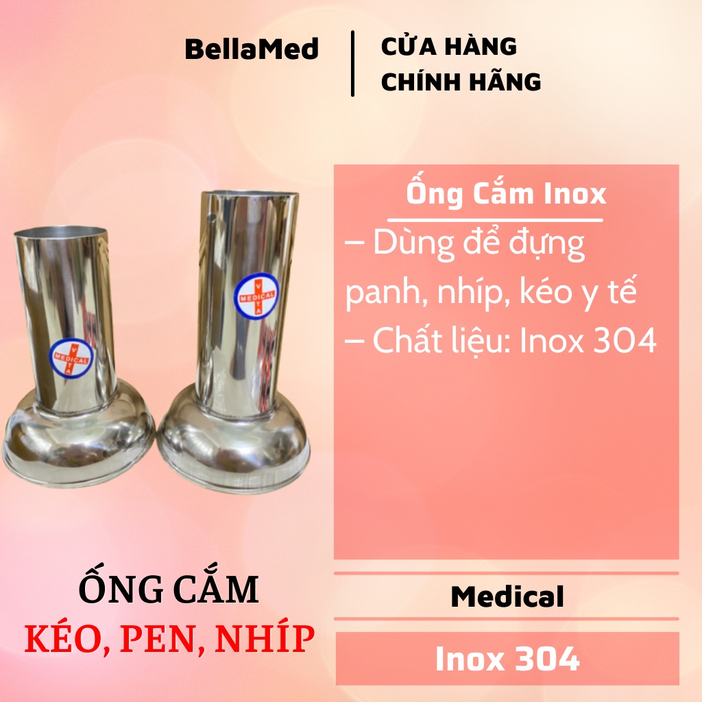 Ống Cắm Pen Kéo Inox Các Size - Ống Đựng Panh Kéo Inox 304 Medical ...