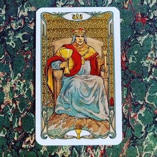 Bộ Bài Golden Art Nouveau Tarot - Mini Edition (Mystic House Tarot Shop) - Bài Gốc Authentic Chính Hãng 100%