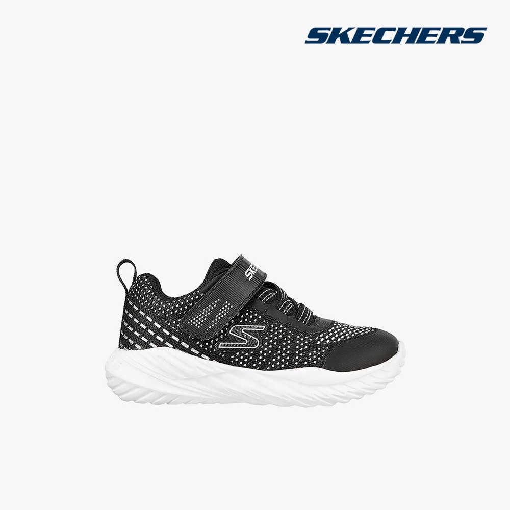 Giày sneakers Skechers bé trai cổ thấp Nitro Sprint 403753N-BKSL
