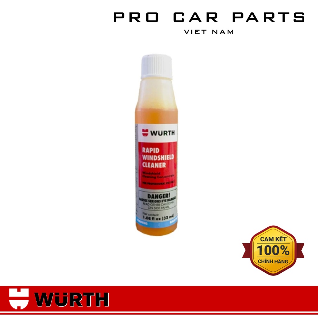 Nước Rửa Kính Ô Tô Đậm Đặc Wurth Đức 32ml 0892333 - Hàng Chính Hãng ...