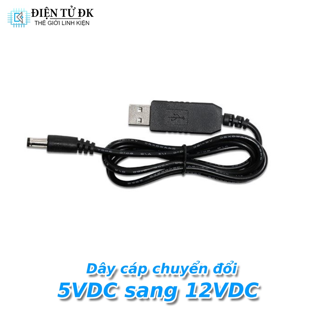 Dây Cáp Cho Modem Wifi Khi Cúp Điện, Chuyển Đổi USB 5V Sang 9V,12V Đầu ...