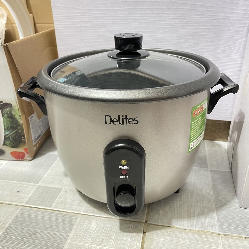 Nồi cơm nắp rời Delites 1.8 lít RC-10W003 hàng trưng bày mới 99% như ...
