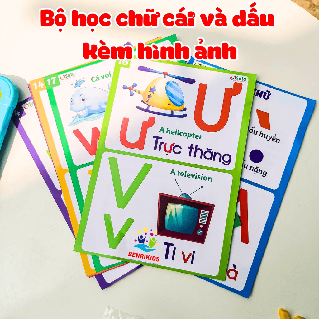 Ảnh Bảng Nam Châm Học Chữ Cái Tiếng Việt Sato Kết Hợp Cho Chơi Con Rắn Vui Nhộn 2