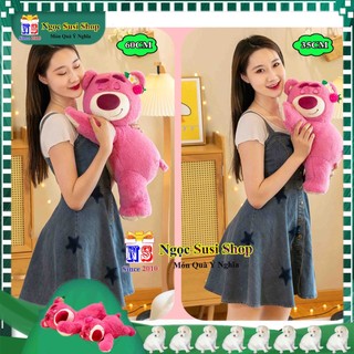 GẤU BÔNG GẤU DÂU LOTSO NẰM CAO CẤP SIÊU MỀM MỊN ĐỦ SIZE - THÚ BÔNG GẤU DÂU NẰM ĐẸP NHƯ ẢNH