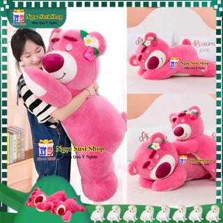 THÚ NHỒI BÔNG GẤU DÂU LOTSO NẰM HÀNG CAO CẤP RẤT MỀM MỊN ĐỦ SIZE - GẤU BÔNG GẤU DÂU SIÊU NHẸ ĐẸP NHƯ ẢNH