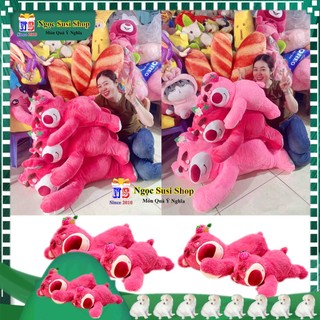 GẤU BÔNG GẤU DÂU LOTSO NẰM CAO CẤP SIÊU MỀM MỊN ĐỦ SIZE - THÚ BÔNG GẤU DÂU NẰM ĐẸP NHƯ ẢNH