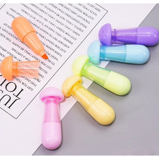 SET BÚT DẠ QUANG NGỌT NGÀO MẪU NGẪU NHIÊN (Đồ dùng dạy học Miki)