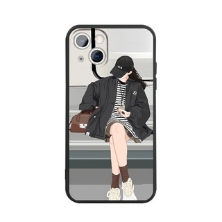 Ốp Điện Thoại hoạt hình cặp đôi dễ thương đẹp nam nữ Cho iPhone6 đến 16promax- q2155