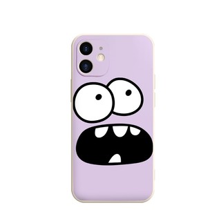 Ốp điện thoạ hoạt hình cặp đôi dễ thương ngộ nghĩnh mềm viền vuông cho iPhone 6 đến 16promax- e6575,q2164