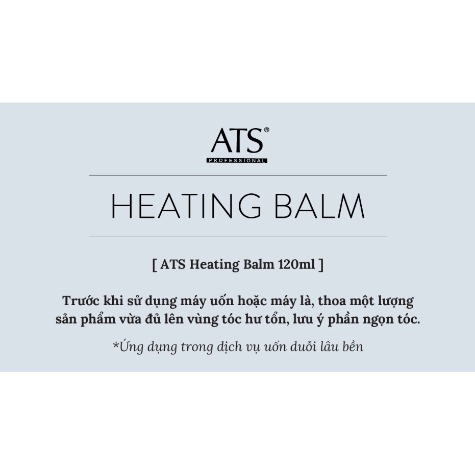 Kem bảo vệ tóc khỏi nhiệt nóng Create - ATS Heating Balm (120ml) - LT2026