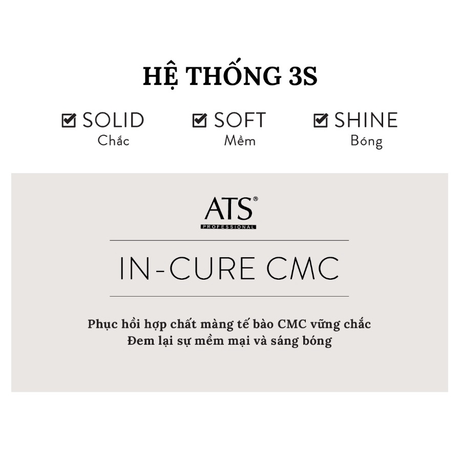 Kem Dưỡng Tóc Create - ATS In Cure CMC - Củng cố cung cấp độ ẩm (950ml) - LT2026
