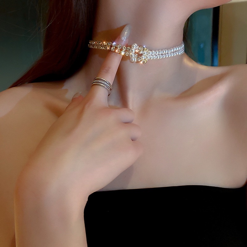 (35 mẫu ) Dây Chuyền (Choker đính đá) cao cấp sang trọng dự tiệc | BigBuy360 - bigbuy360.vn