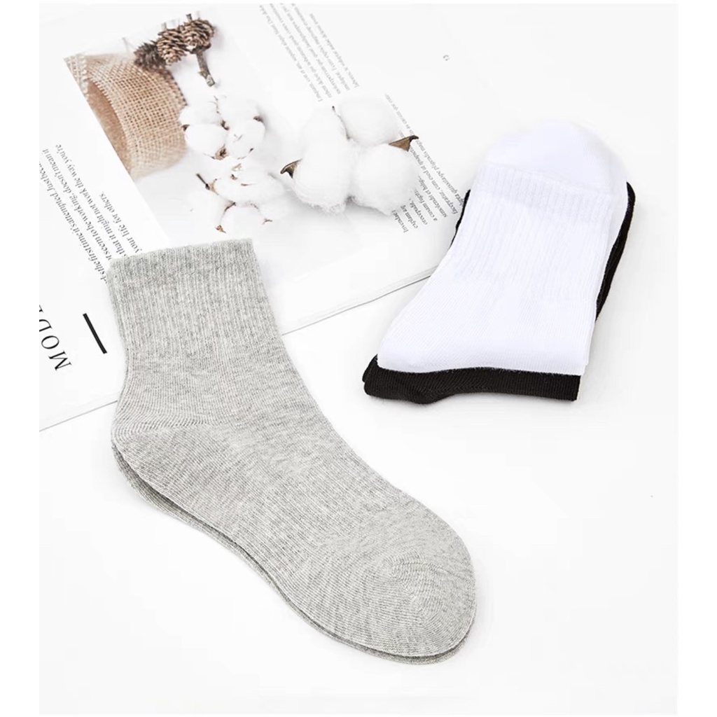 Ảnh Tất nam cổ thấp G2 bằng cotton thấm hút mồ hôi co giãn tốt màu sắc basic dễ phối đồ 1